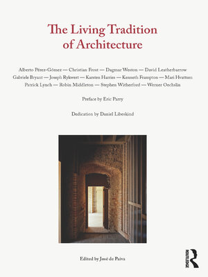 cover image of The Living Tradition of Architecture